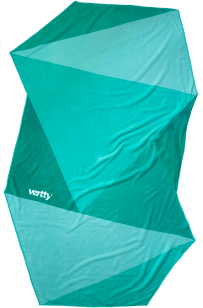 Design Beach Towel - Peacock - Bigger, Softer and Lighter with water resistant pocket